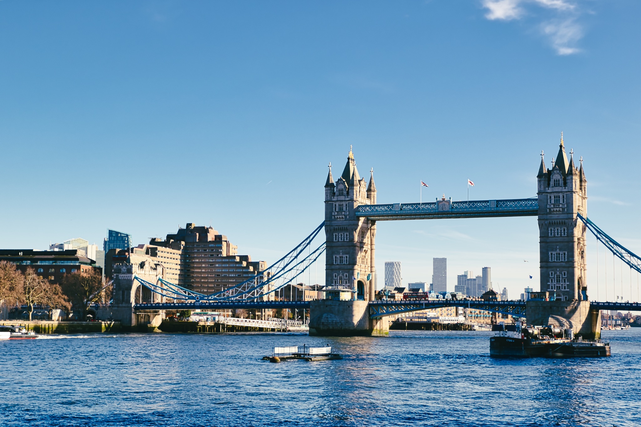 Tower Bridge and River Thames, London