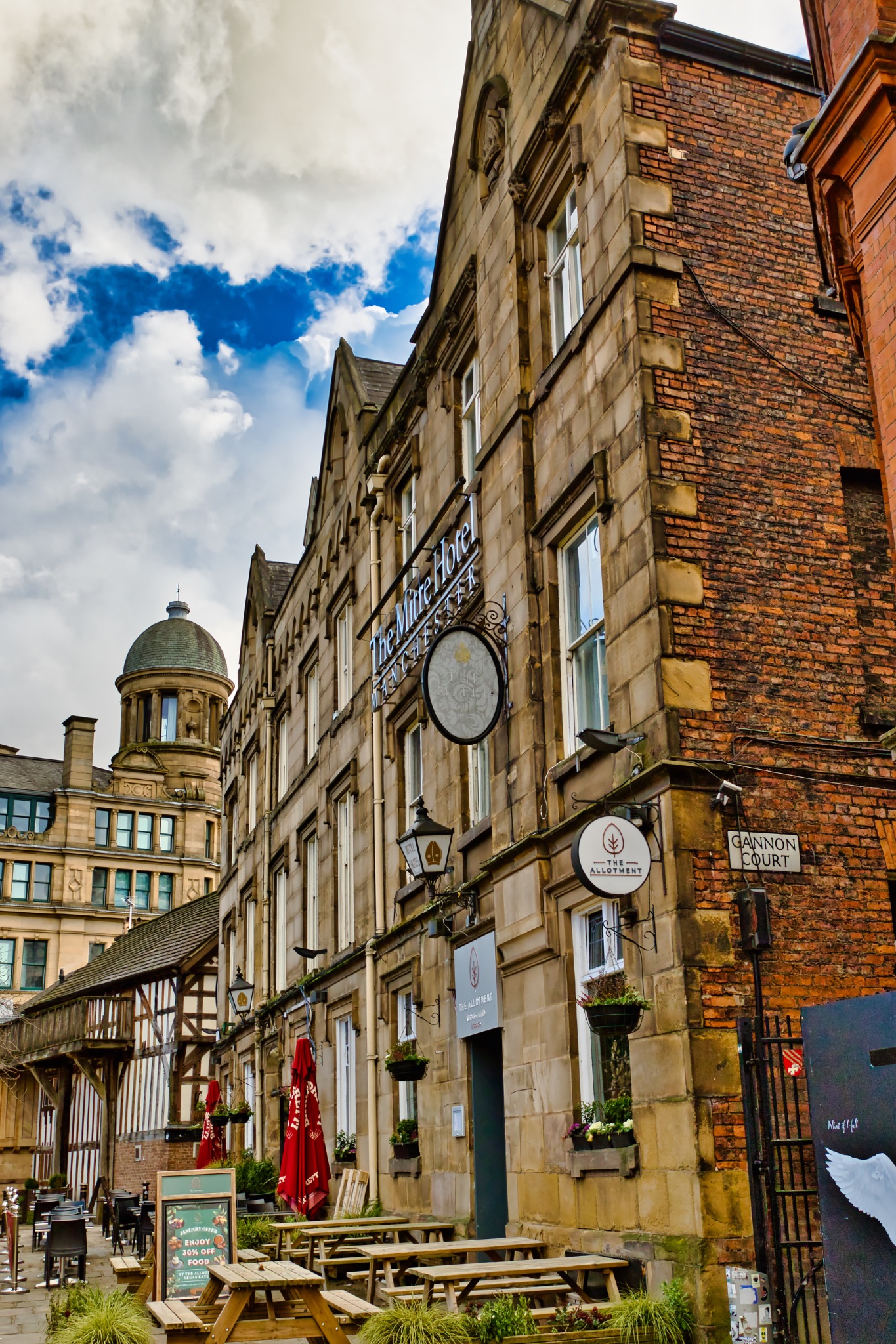 Exterior View of The Allotment Hotel, Manchester, England