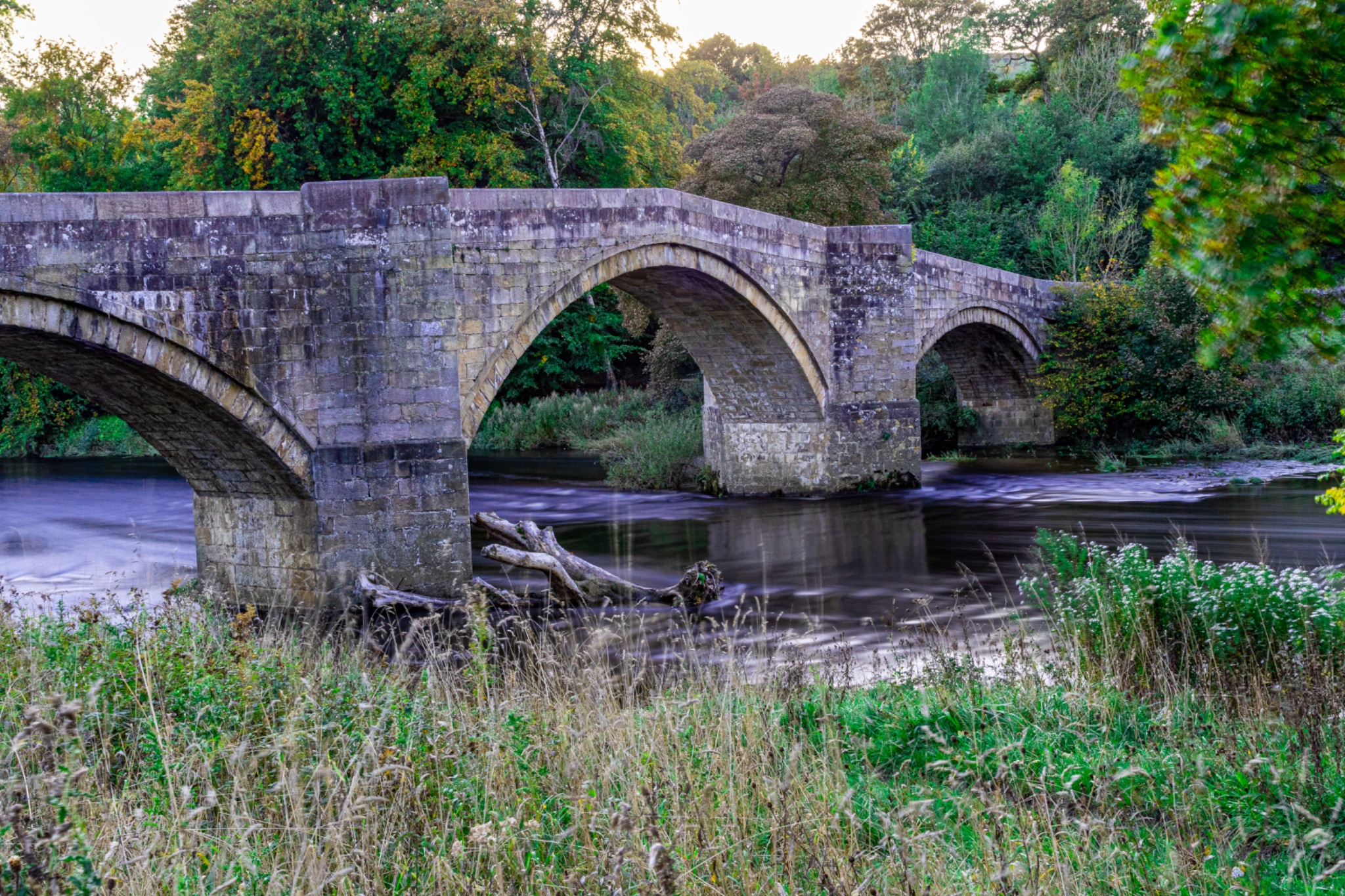 View of the bridge over the river
